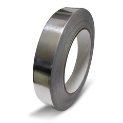 Nastro adesivo riflettente in alluminio - 10 metri x 2cm di larghezza. Evita traslucidità nelle cornici(serie KH) con strisce led a soffitto e parete