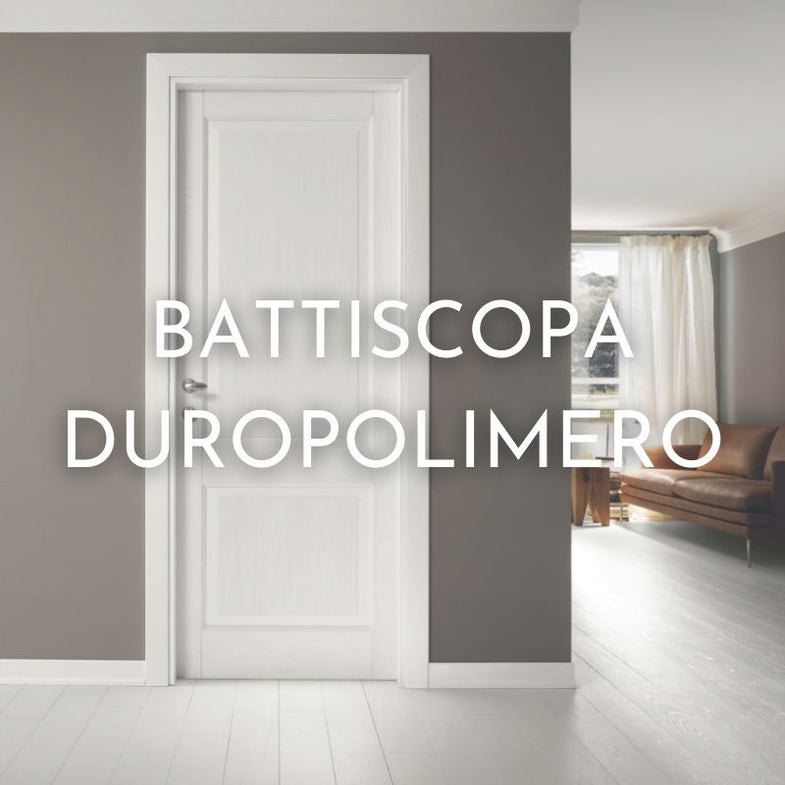 Battiscopa Moderno In Duropolimero - 2 Metri Bianco - Con Canale Per Cavi - HCR519 - Foto 6