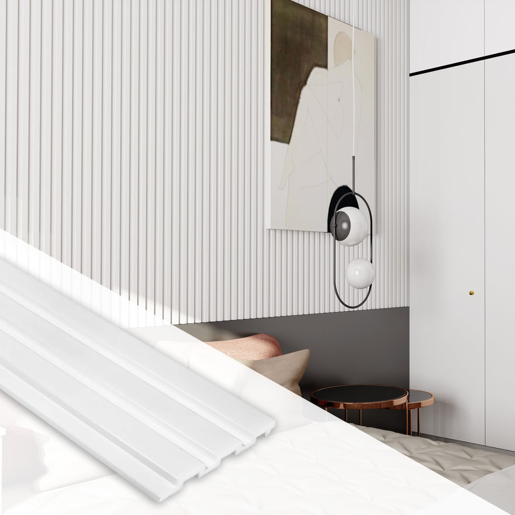 Pannelli Decorativi 3D Per Pareti - Polistirolo PSE, 50x50 Cm, Bianco, Confezione Da 20 Pezzi (5 M²) - Foto 10