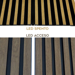 Profilo led per pannelli a doghe | profilo in alluminio per alloggio striscia led