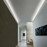 KH915 da 2 metri - Cornici velette per led a soffitto e parete, per illuminazione indiretta con le strisce led
