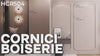 HCR504 - cornici boiserie in duropolimero per pareti da interno