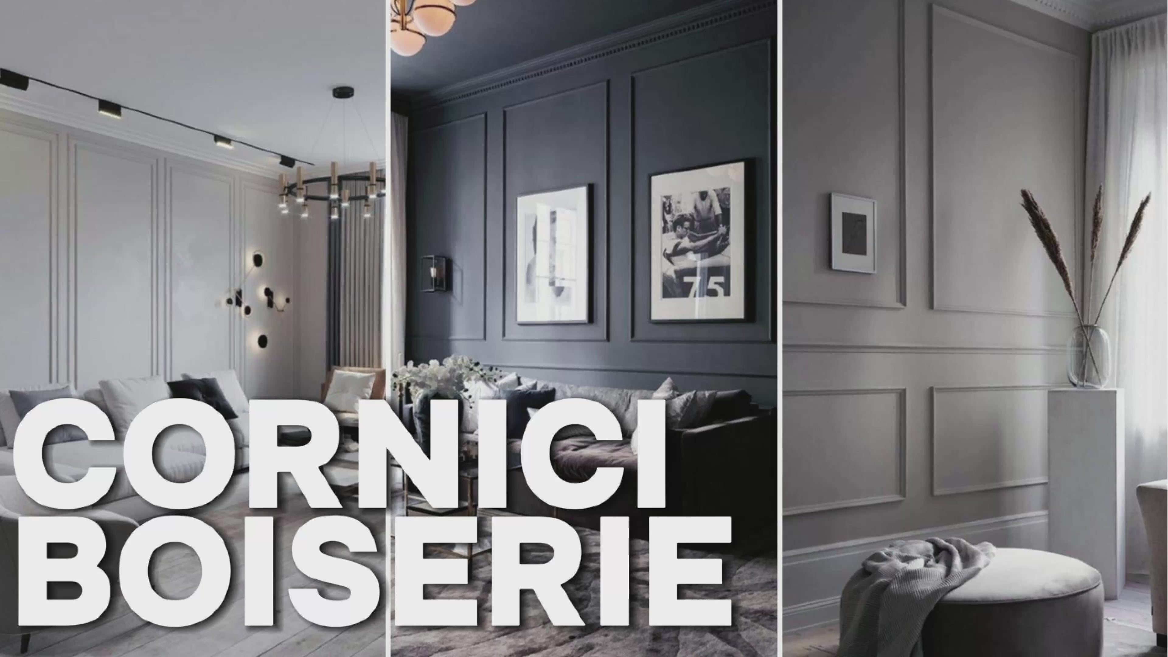 HCR501 - cornici boiserie in duropolimero per pareti da interno