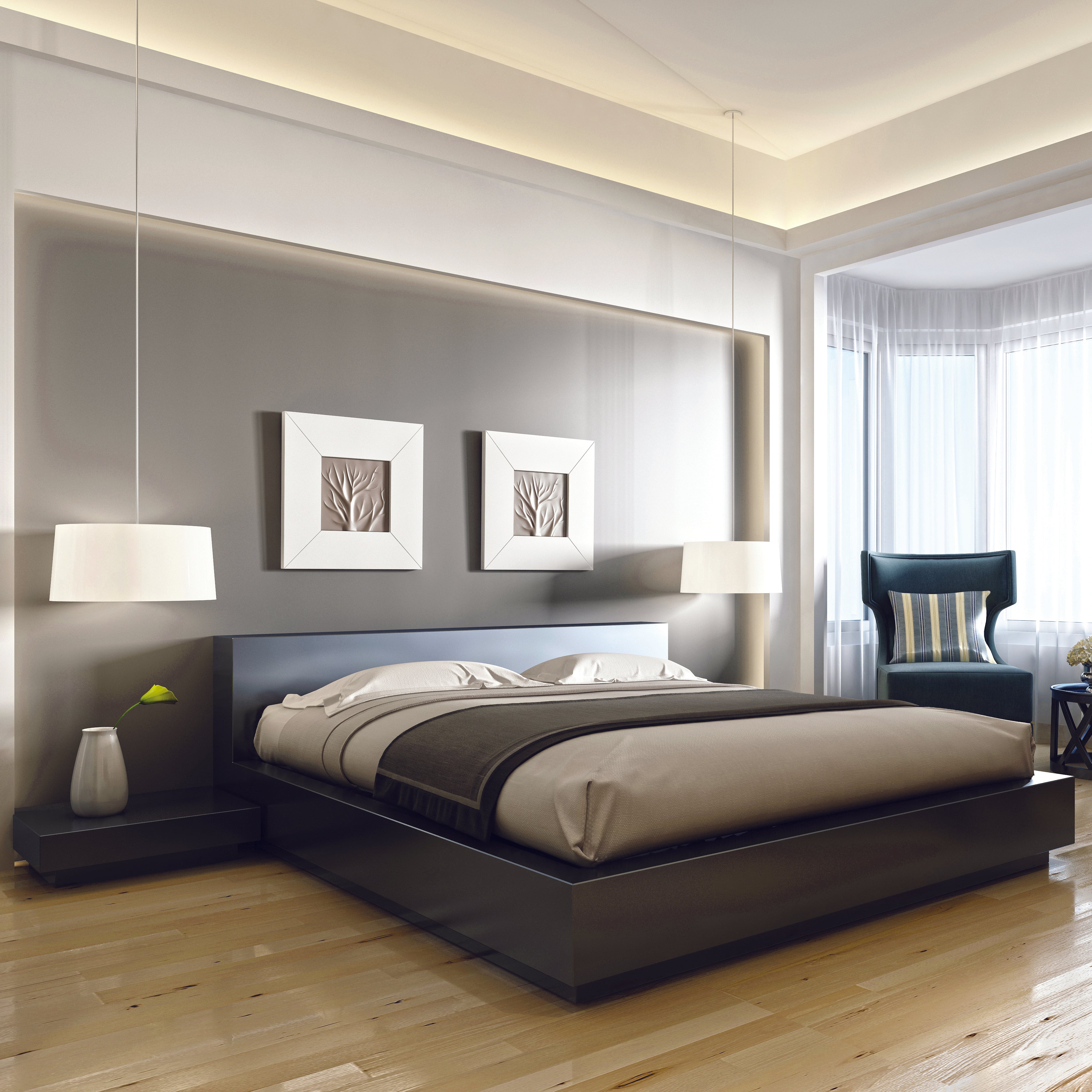 KH903 da 2 metri - Cornici velette per led a soffitto e parete, per illuminazione indiretta con le strisce led