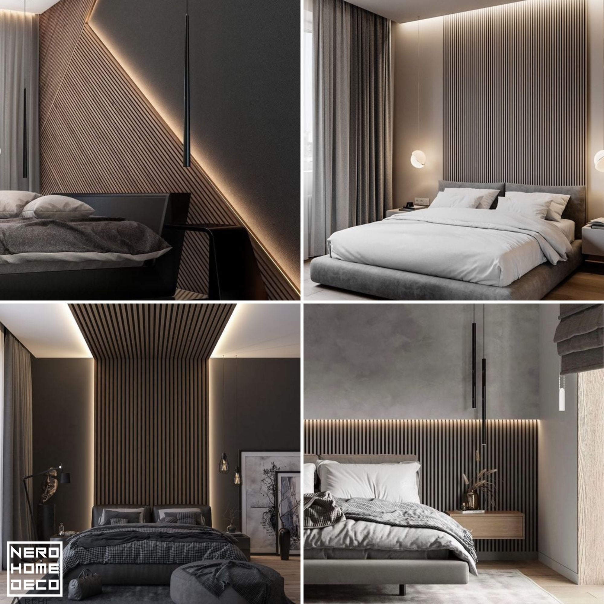 Pannelli decorativi 3D effetto legno rovere a lamelle doghe, boiserie per rivestimento pareti da interno| MEDIO - Rovere CLASSIC | Lunghezza 2,7 metri o 2 metri | Pannelli acustici componibili in duropolimero